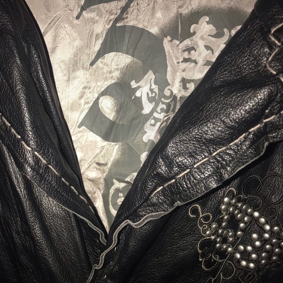 100% leather jacket (XL) - Picture 2 of 8
